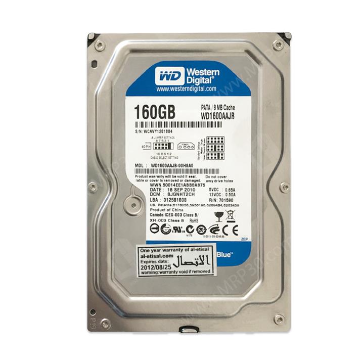 هارد دیسک وسترن دیجیتال Western Digital Blue 160GB Stock